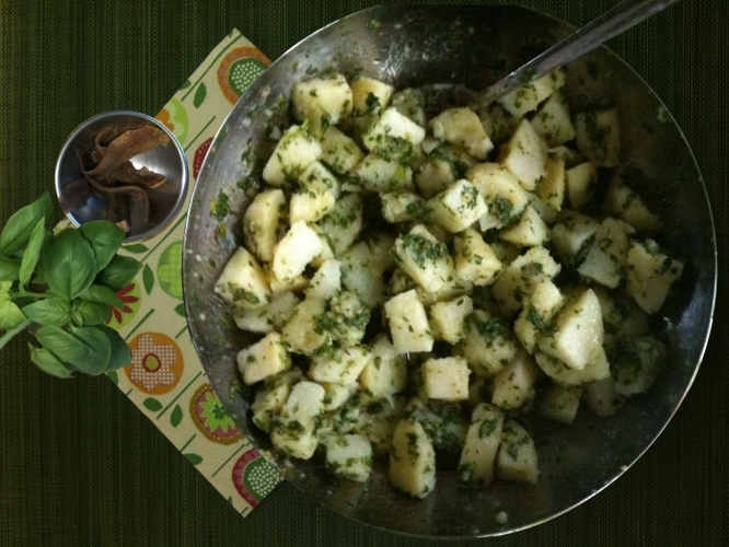 Potato and Anchovy Salad Recipe