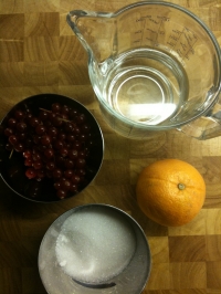 Ingredients for Red Currant Sauce