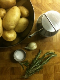 Ingredients for Rosemary Potatoes