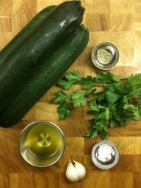 Ingredients for Sauteed Zucchini